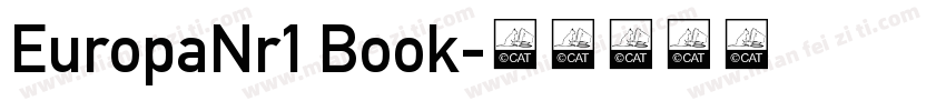 EuropaNr1 Book字体转换